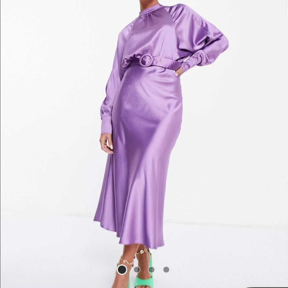 Satin Tea Dress
